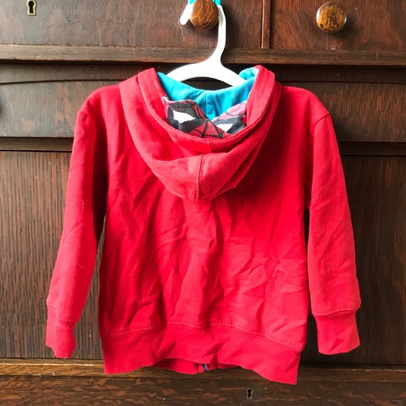SOLD // Spiderman hoodie with mask 4T/5T - Picture 3 of 4
